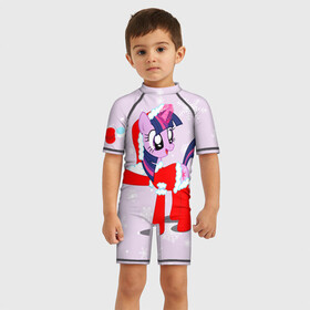 Детский купальный костюм 3D с принтом My Little Pony в городе Новоалтайск, Полиэстер 85%, Спандекс 15% | застежка на молнии на спине | friendship is magic | mlp | my little pony | new year | pinky pie | swag | дружба   это чудо | мой маленький пони | новый год | пони | поняши | поняшки | с новым годом | сваг | свэг