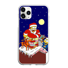 Чехол для iPhone 11 Pro матовый с принтом Новый год у Симпоснов в городе Новоалтайск, Силикон |  | гомер