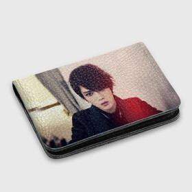Картхолдер с принтом с принтом Kim JaeJoong в городе Новоалтайск, натуральная матовая кожа | размер 7,3 х 10 см; кардхолдер имеет 4 кармана для карт; | jaejoong | jaejung | jyj | k pop | kim jaejoong | korea | kpop | park jae jung | джеджун | к поп | кей поп | корея | кпоп