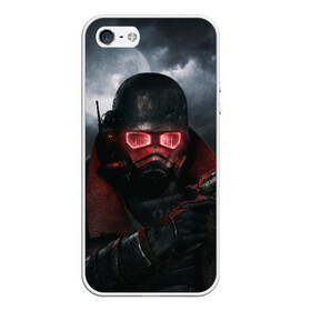 Чехол для iPhone 5/5S матовый с принтом Fallout New Vegas в городе Новоалтайск, Силикон | Область печати: задняя сторона чехла, без боковых панелей | fallout | game | vegas | игра | игры | рейнджер ветеран нкрgames | фаллаут