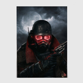 Постер с принтом Fallout: New Vegas в городе Новоалтайск, 100% бумага
 | бумага, плотность 150 мг. Матовая, но за счет высокого коэффициента гладкости имеет небольшой блеск и дает на свету блики, но в отличии от глянцевой бумаги не покрыта лаком | Тематика изображения на принте: fallout | game | vegas | игра | игры | рейнджер ветеран нкрgames | фаллаут