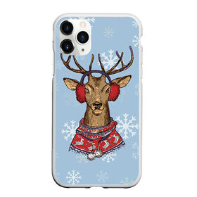 Чехол для iPhone 11 Pro Max матовый с принтом Олень в городе Новоалтайск, Силикон |  | 2016 | christmas | hipster | new year | животные | нг | новый год | олень | рождество | с новым годом | хипстер