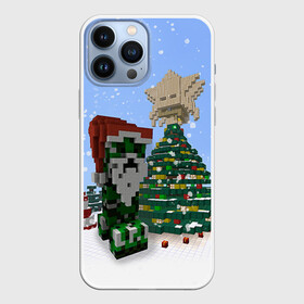 Чехол для iPhone 13 Pro Max с принтом Minecraft в городе Новоалтайск,  |  | крипер