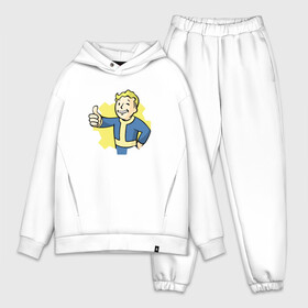 Мужской костюм хлопок OVERSIZE с принтом Vault Boy в городе Новоалтайск,  |  | boy | fallout | pip | vault | vault boyубежище | фаллаут