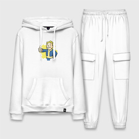 Мужской костюм хлопок с толстовкой с принтом Vault Boy в городе Новоалтайск,  |  | boy | fallout | pip | vault | vault boyубежище | фаллаут