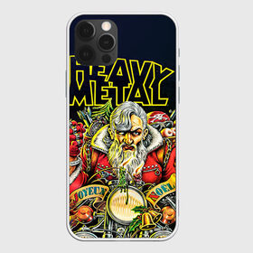Чехол для iPhone 12 Pro Max с принтом Дед мороз рокер в городе Новоалтайск, Силикон |  | heavy metal | rock | santa claus | дед мороз | рок | с новым годом | санта | санта клаус