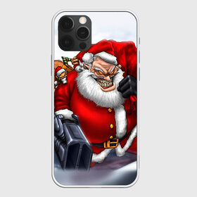 Чехол для iPhone 12 Pro Max с принтом Дед мороз рокер в городе Новоалтайск, Силикон |  | heavy metal | rock | santa claus | дед мороз | рок | с новым годом | санта | санта клаус