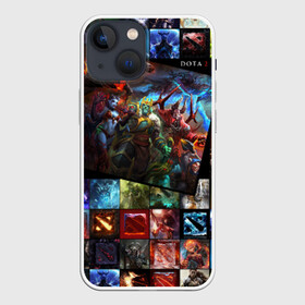 Чехол для iPhone 13 mini с принтом Dota 2 коллаж в городе Новоалтайск,  |  | dota 2 коллаж | девушки | игра | монстры | оружие