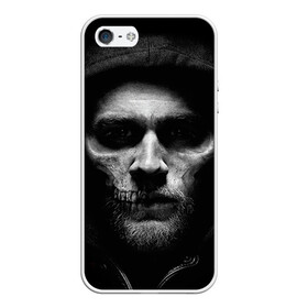 Чехол для iPhone 5/5S матовый с принтом Sons Of Anarchy в городе Новоалтайск, Силикон | Область печати: задняя сторона чехла, без боковых панелей | sons of anarchy | анархии | сыны