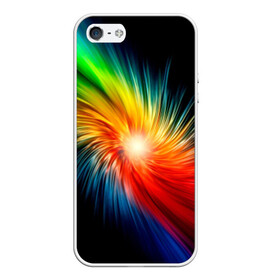 Чехол для iPhone 5/5S матовый с принтом Звезда радуга в городе Новоалтайск, Силикон | Область печати: задняя сторона чехла, без боковых панелей | звезда радуга | небо | свет | спектр