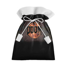 Подарочный 3D мешок с принтом Doom в городе Новоалтайск, 100% полиэстер | Размер: 29*39 см | doom | game | гибель | дум | игра | игры | обреченность | шутер