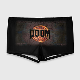 Мужские купальные плавки 3D с принтом Doom в городе Новоалтайск, Полиэстер 85%, Спандекс 15% |  | doom | game | гибель | дум | игра | игры | обреченность | шутер