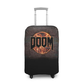 Чехол для чемодана 3D Doom: в городе Новоалтайск, 86% полиэфир, 14% спандекс | двустороннее нанесение принта, прорези для ручек и колес | doom | game | гибель | дум | игра | игры | обреченность | шутер