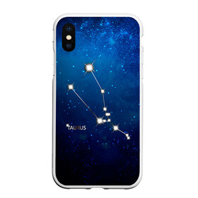 Чехол для iPhone XS Max матовый с принтом Телец в городе Новоалтайск, Силикон | Область печати: задняя сторона чехла, без боковых панелей | звезда | звезды | знак зодиака | космос | созвездие | телец