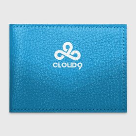 Обложка для студенческого билета с принтом Cloud 9 в городе Новоалтайск, натуральная кожа | Размер: 11*8 см; Печать на всей внешней стороне | 9 | c9 | cloud | csgo | team | клауда | ксго | найн