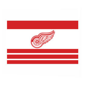 Бумага для упаковки 3D с принтом Detroit Red Wings в городе Новоалтайск, пластик и полированная сталь | круглая форма, металлическое крепление в виде кольца | Тематика изображения на принте: detroit red wings | hockey | nhl | нхл | спорт | хоккей