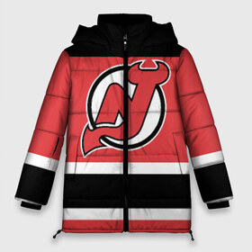 Женская зимняя куртка 3D с принтом New Jersey Devils в городе Новоалтайск, верх — 100% полиэстер; подкладка — 100% полиэстер; утеплитель — 100% полиэстер | длина ниже бедра, силуэт Оверсайз. Есть воротник-стойка, отстегивающийся капюшон и ветрозащитная планка. 

Боковые карманы с листочкой на кнопках и внутренний карман на молнии | hockey | new jersey devils | nhl | нхл | спорт | хоккей