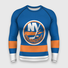Мужской рашгард 3D с принтом New York Islanders в городе Новоалтайск,  |  | hockey | new york islander | nhl | нхл | спорт | хоккей