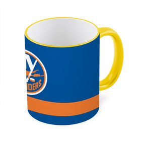 Кружка 3D с принтом New York Islanders в городе Новоалтайск, керамика | ёмкость 330 мл | hockey | new york islander | nhl | нхл | спорт | хоккей