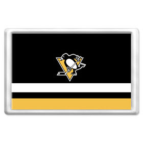 Магнит 45*70 с принтом Pittsburgh Penguins в городе Новоалтайск, Пластик | Размер: 78*52 мм; Размер печати: 70*45 | hockey | nhl | pittsburgh penguins | нхл | хоккей