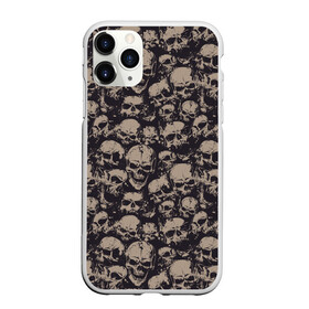 Чехол для iPhone 11 Pro матовый с принтом Черепа в городе Новоалтайск, Силикон |  | grunge | skull | skulls | гранж | череп | черепа