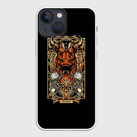 Чехол для iPhone 13 mini с принтом Телец в городе Новоалтайск,  |  | taurus | арт | гороскоп | знаки зодиака | телец | череп