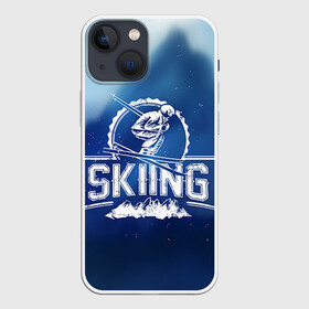 Чехол для iPhone 13 mini с принтом Лыжный спорт в городе Новоалтайск,  |  | extreme | ski | skiing | горнолыжное | горные лыжи | лыжник | фристайл | экстрим