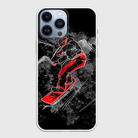 Чехол для iPhone 13 Pro Max с принтом Сноубордист в городе Новоалтайск,  |  | extreme | snowboard | сноуборд | сноубордист | экстрим