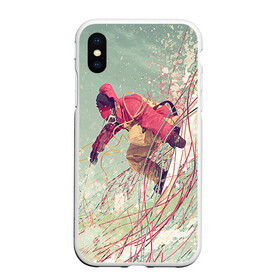 Чехол для iPhone XS Max матовый с принтом Сноуборд в городе Новоалтайск, Силикон | Область печати: задняя сторона чехла, без боковых панелей | extreme | snowboard | сноуборд | сноубордист | экстрим