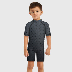 Детский купальный костюм 3D с принтом Background в городе Новоалтайск, Полиэстер 85%, Спандекс 15% | застежка на молнии на спине | background | gray | texture | текстура