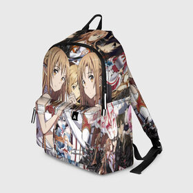Рюкзак 3D с принтом Sword Art Online в городе Новоалтайск, 100% полиэстер | лямки с регулируемой длиной, сверху петелька, чтобы рюкзак можно было повесить на вешалку. Основное отделение закрывается на молнию, как и внешний карман. Внутри два дополнительных кармана, один из которых закрывается на молнию. По бокам два дополнительных кармашка | asuna | kirito | мастера меча онлайн