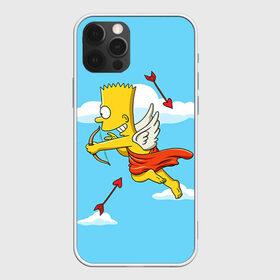 Чехол для iPhone 12 Pro Max с принтом Барт амур в городе Новоалтайск, Силикон |  | 14 февраля | simpsons | барт | день влюбленных | день святого валентина | купидон | любовь | подарок. love | симпсоны