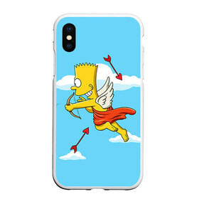 Чехол для iPhone XS Max матовый с принтом Барт амур в городе Новоалтайск, Силикон | Область печати: задняя сторона чехла, без боковых панелей | 14 февраля | simpsons | барт | день влюбленных | день святого валентина | купидон | любовь | подарок. love | симпсоны