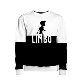 Детский свитшот 3D с принтом Limbo в городе Новоалтайск, 100% полиэстер | свободная посадка, прямой крой, мягкая тканевая резинка на рукавах и понизу свитшота | limbo | игра | лимбо | мальчик