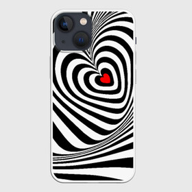 Чехол для iPhone 13 mini с принтом Метаморфозы в городе Новоалтайск,  |  | Тематика изображения на принте: зебра | любовь | метаморфозы | сердце