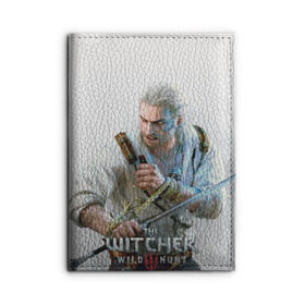 Обложка для автодокументов с принтом Witcher в городе Новоалтайск, натуральная кожа |  размер 19,9*13 см; внутри 4 больших “конверта” для документов и один маленький отдел — туда идеально встанут права | ведьмак