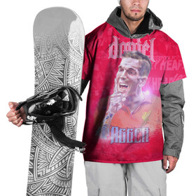 Накидка на куртку 3D с принтом Daniel Agger. Liverpool в городе Новоалтайск, 100% полиэстер |  | ливерпуль