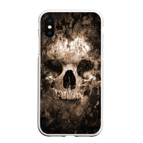 Чехол для iPhone XS Max матовый с принтом Череп в городе Новоалтайск, Силикон | Область печати: задняя сторона чехла, без боковых панелей | тьма | череп