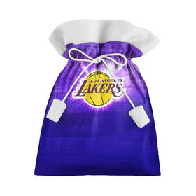 Подарочный 3D мешок с принтом Los Angeles Lakers в городе Новоалтайск, 100% полиэстер | Размер: 29*39 см | basketball | la | lakers | los angeles | nba | баскет | баскетбол | баскетбольный | лейкерс | нба | спорт