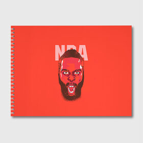 Альбом для рисования с принтом NBA в городе Новоалтайск, 100% бумага
 | матовая бумага, плотность 200 мг. | Тематика изображения на принте: basketball | nba | баскет | баскетбол | баскетбольный | нба | спорт