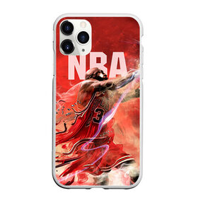 Чехол для iPhone 11 Pro Max матовый с принтом Спорт NBA в городе Новоалтайск, Силикон |  | Тематика изображения на принте: basketball | nba | баскет | баскетбол | баскетбольный | нба