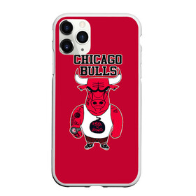 Чехол для iPhone 11 Pro матовый с принтом Chicago bulls в городе Новоалтайск, Силикон |  | basketball | chicago | chicago bulls | nba | баскет | баскетбол | баскетбольный | булс | нба | спорт | чикаго | чикаго булс