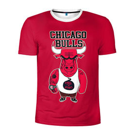Мужская футболка 3D спортивная с принтом Chicago bulls в городе Новоалтайск, 100% полиэстер с улучшенными характеристиками | приталенный силуэт, круглая горловина, широкие плечи, сужается к линии бедра | basketball | chicago | chicago bulls | nba | баскет | баскетбол | баскетбольный | булс | нба | спорт | чикаго | чикаго булс