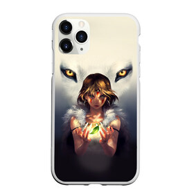Чехол для iPhone 11 Pro матовый с принтом Мононоке и глаза в городе Новоалтайск, Силикон |  | волк | классика | лес | мононоке | фэнтези | хидео | хит