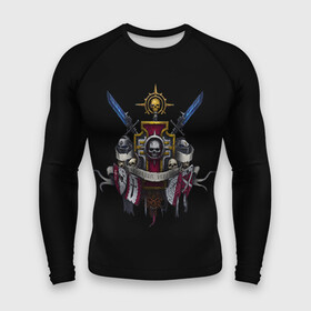 Мужской рашгард 3D с принтом Daemonium venatores в городе Новоалтайск,  |  | 40000 | 40k | daemonium venatores | warhammer | вархаммер | ваха | серые рыцари | серый рыцарь