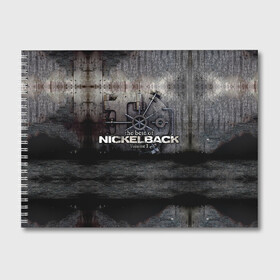 Альбом для рисования с принтом Nickelback в городе Новоалтайск, 100% бумага
 | матовая бумага, плотность 200 мг. | nickelback | группа | никельбэк | рок