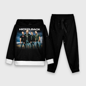 Детский костюм 3D (с толстовкой) с принтом Nickelback в городе Новоалтайск,  |  | nickelback | группа | никельбэк | рок