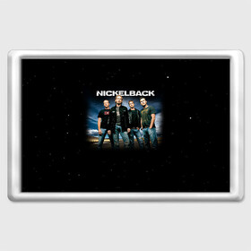 Магнит 45*70 с принтом Nickelback в городе Новоалтайск, Пластик | Размер: 78*52 мм; Размер печати: 70*45 | nickelback | группа | никельбэк | рок