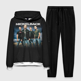 Мужской костюм 3D (с толстовкой) с принтом Nickelback в городе Новоалтайск,  |  | nickelback | группа | никельбэк | рок