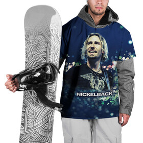 Накидка на куртку 3D с принтом Nickelback в городе Новоалтайск, 100% полиэстер |  | nickelback | группа | никельбэк | рок